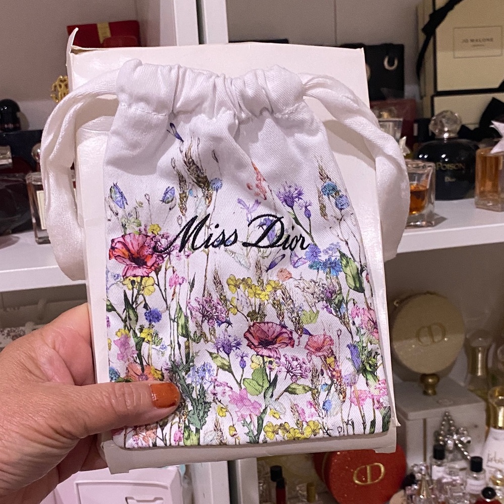 Miss Dior Milllefiori Drawstring Bag